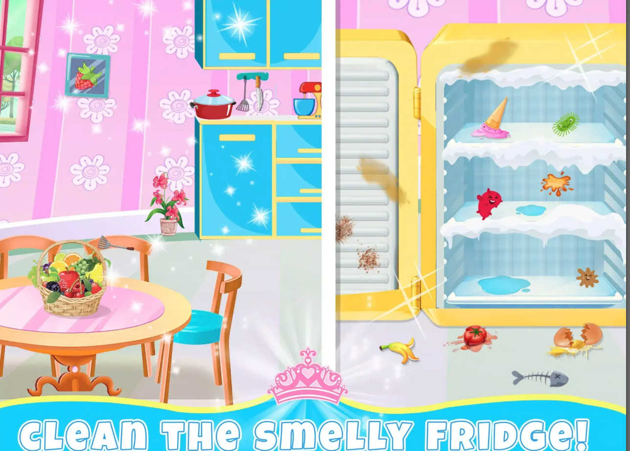 Princess House | Cleaning Games screenshot 3