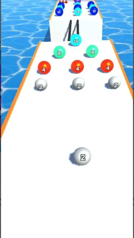 Rainbow Ball Runner 2048 screenshot 11