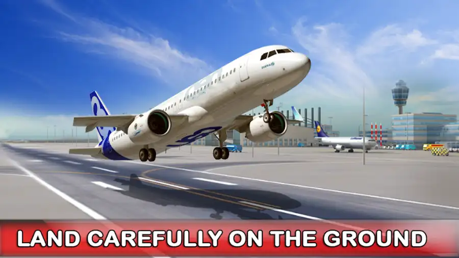 Real Airplane Simulator 2017 – 3D Flight Training – SellUnitySourceCode.com screenshot 2