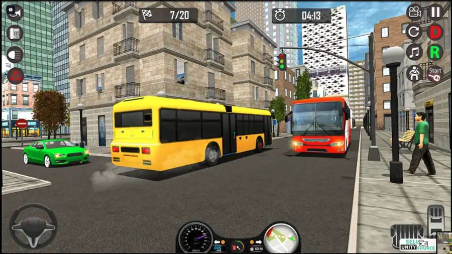 Real Bus Driving 3D – SellUnitySourceCode.com screenshot 3