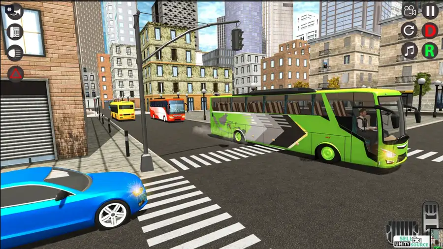 Real Bus Driving 3D – SellUnitySourceCode.com screenshot 4
