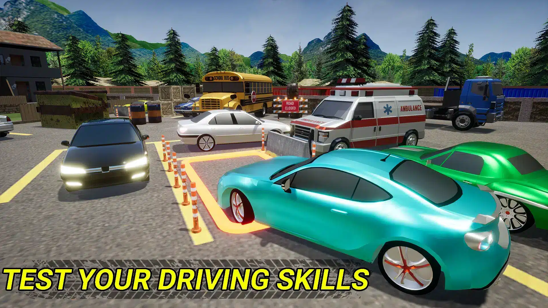 Real Hard Car Parking : Modern Nano Cars Parking 2 SellUnitySourceCode screenshot 5