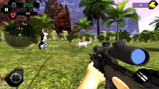 Real Rabbit Shooting 3D Crazy Hunting Game 64 Bit screenshot 2