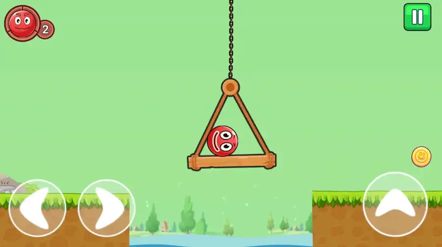 Red Bounce Ball Adventure: Platform Jump SellUnitySourceCode.com screenshot 3