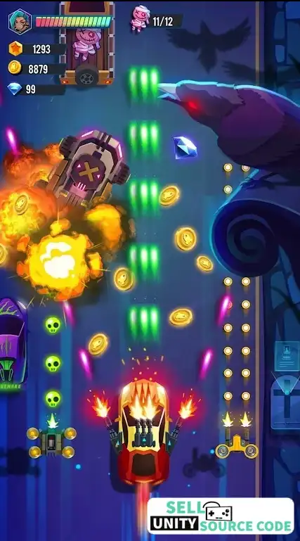 Road Rampage Racing & Shooting SellUnitySourceCode screenshot 3
