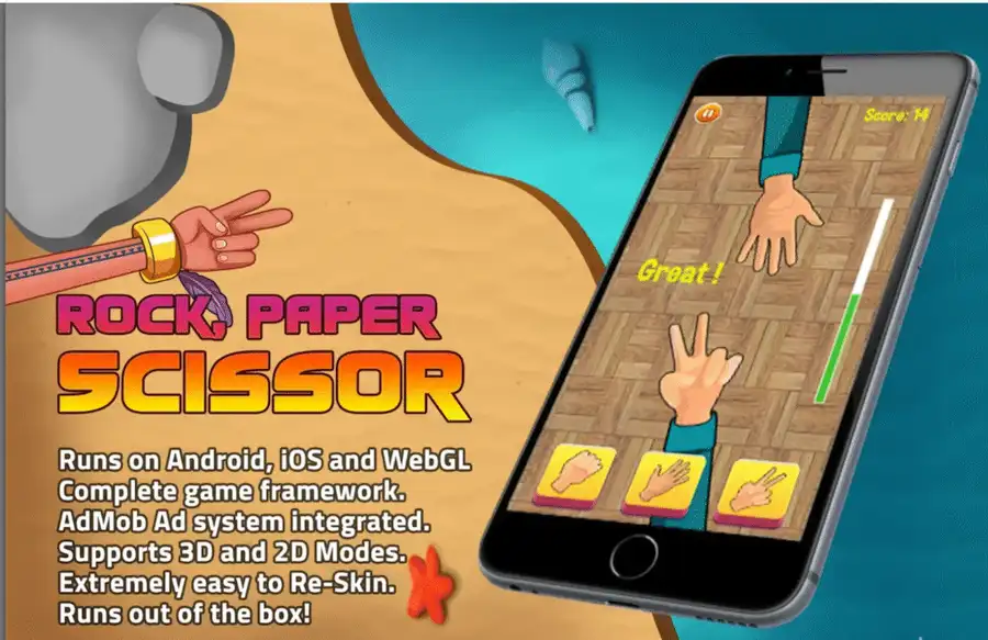 Rock Paper Scissor – Complete Unity Project screenshot 2