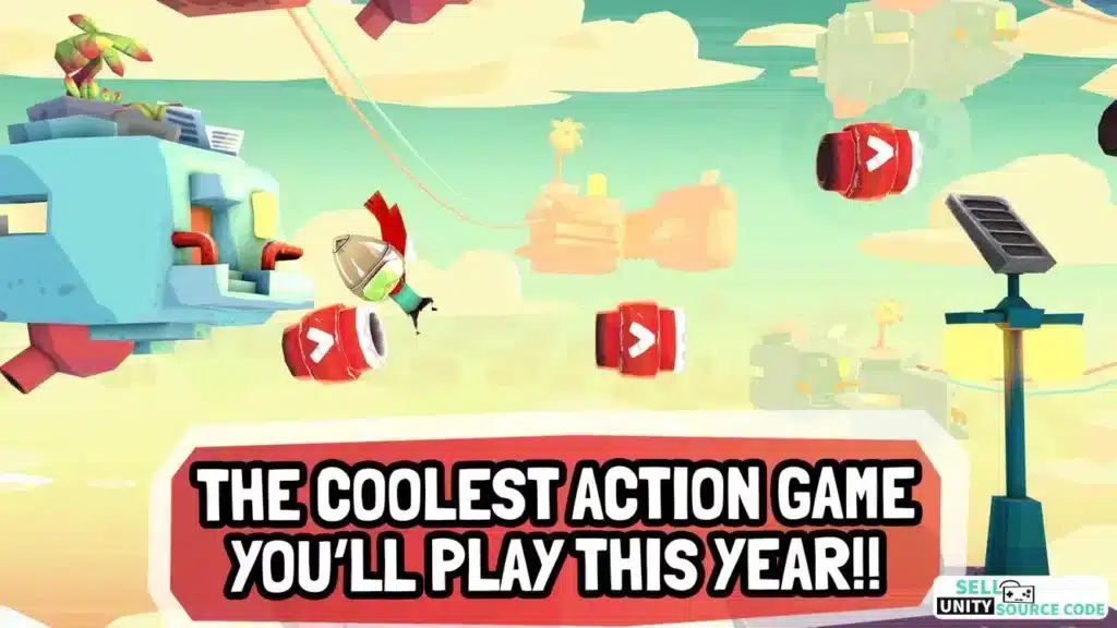 Rocket Bullet Boy: Fly & Dodge Game - SellUnitySourceCode.com screenshot 3