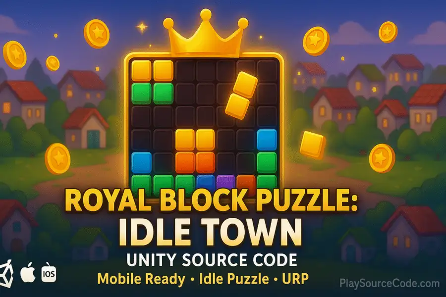 Royal Block Puzzle: Idle Town screenshot 2