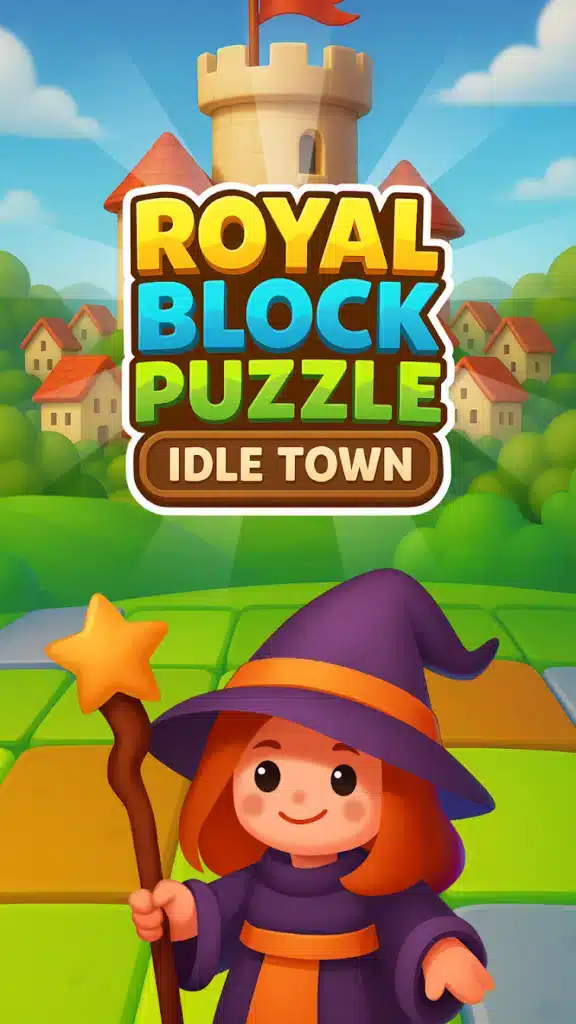 Royal Block Puzzle: Idle Town screenshot 3