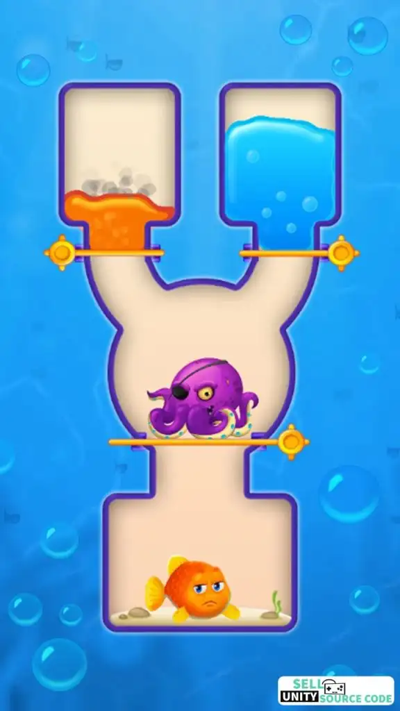 Save the Fish - Unity Game SellUnitySourceCode screenshot 2