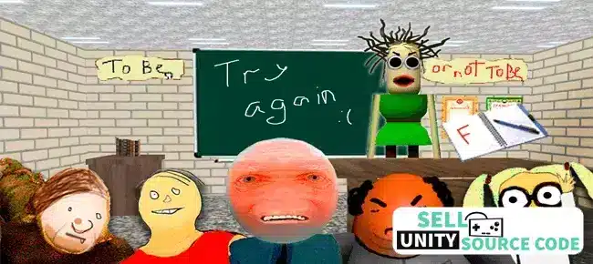 Scary Teacher in Education Literary Grammar SellUnitySourceCode screenshot 2