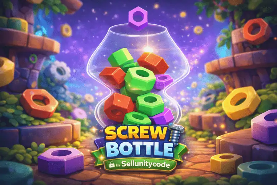 Screw Bottle: Addictive Hyper-Casual Puzzle Unity Source Code screenshot 2