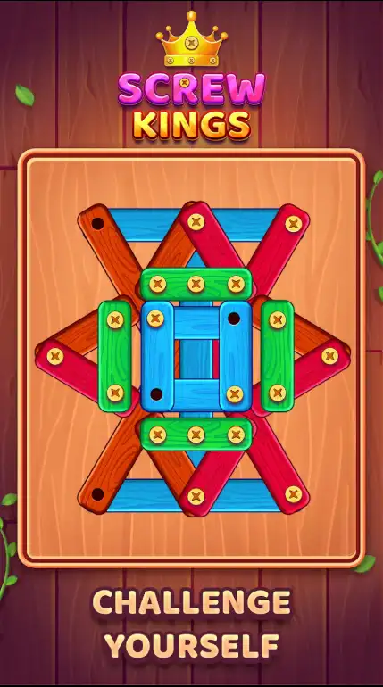 Screw Kings – Wood Nuts & Bolts Puzzle screenshot 5