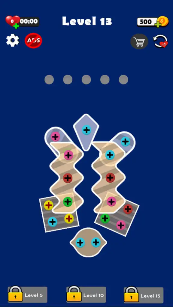 Screw Shift – Nut & Bolts Puzzle Game SellUnitySourceCode screenshot 4