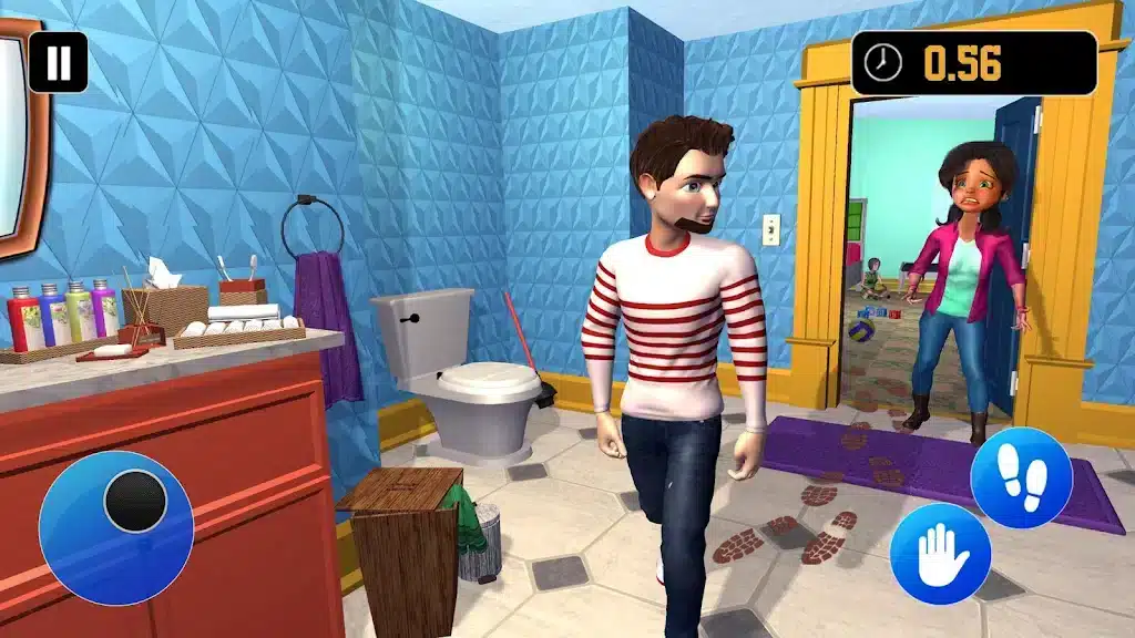 Siblings Baby Care Nanny Mania Game SellUnitySourceCode screenshot 4