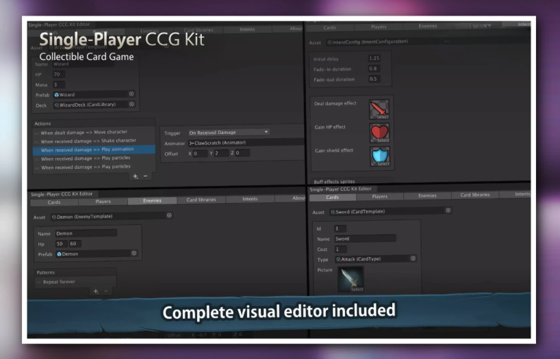 Single-Player CCG Kit for Unity screenshot 4