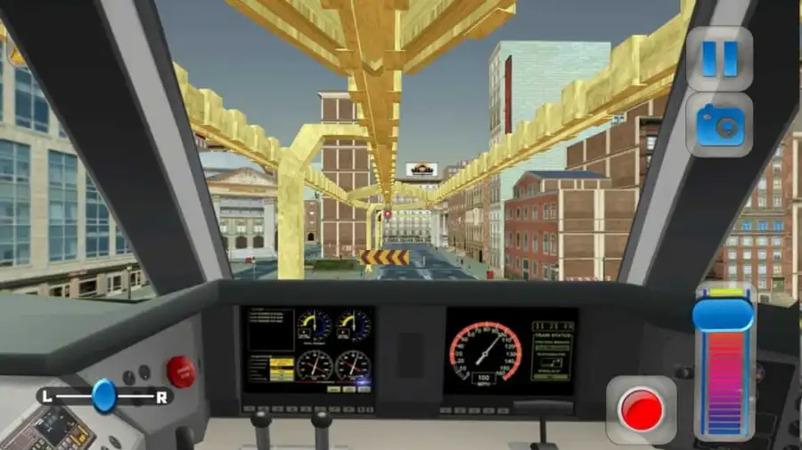 Sky Train Simulator : Euro Elevated Train Driving SellUnitySourceCode screenshot 3