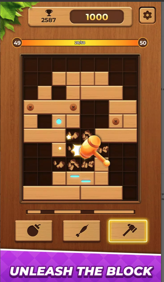 Slide Block: Drop Wood Puzzle screenshot 8