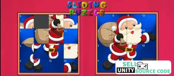 Slide & Solve: Festive Picture Puzzle SellUnitySourceCode screenshot 2