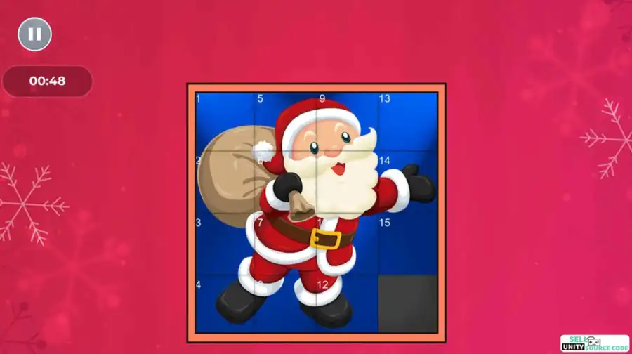 Slide & Solve: Festive Picture Puzzle SellUnitySourceCode screenshot 4