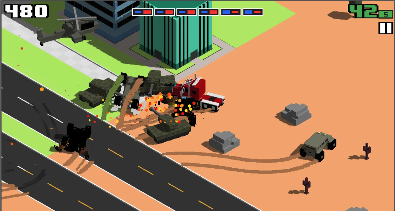 Smashy Road: Wanted screenshot 8