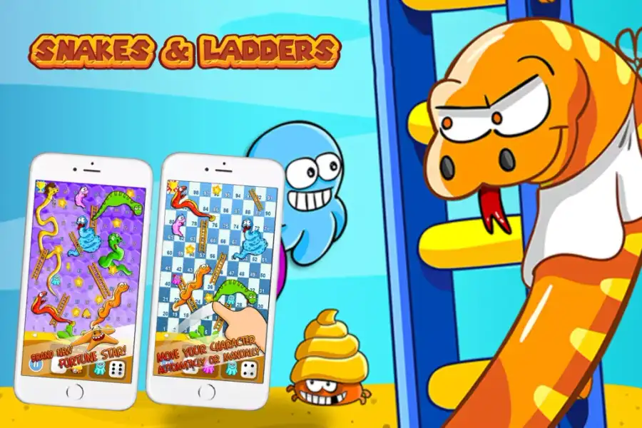 Snakes & Ladders Complete Game Template SellUnitySourceCode screenshot 2