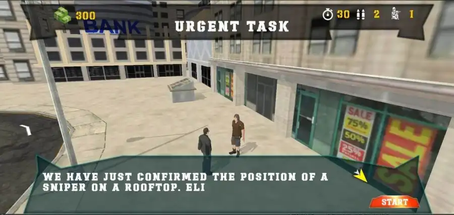 Sniper Shooting 3d : City Sniper shooter Mission SellUnitySourceCode screenshot 3