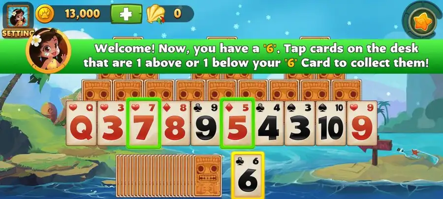 Solitaire Adventure Tripeaks SellUnitySourceCode screenshot 3