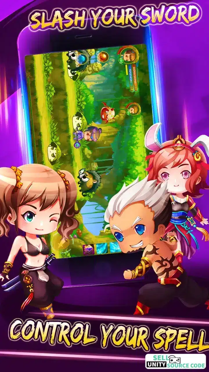 Soul Warriors: Heroes War SellUnitySourceCode screenshot 3