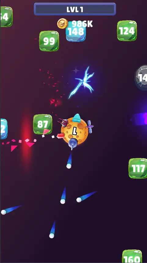 Space Defender – Hyper Casual Unity Game SellUnitySourceCode screenshot 2
