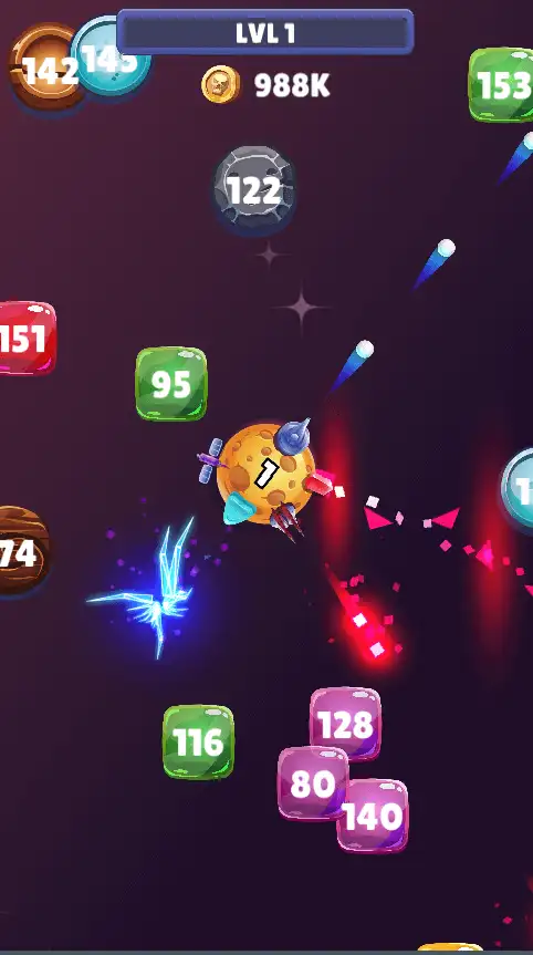 Space Defender – Hyper Casual Unity Game SellUnitySourceCode screenshot 5