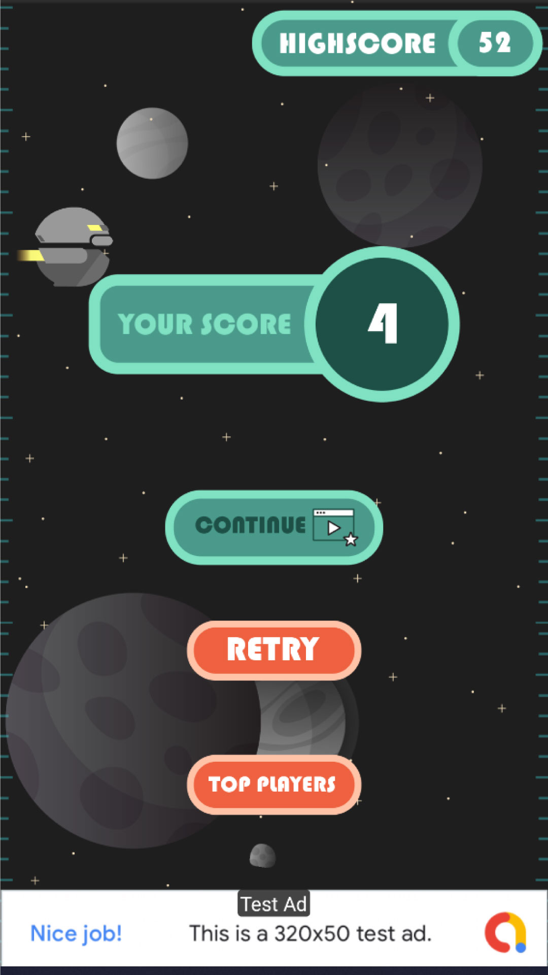 Space Rider Shooter + AdMob - Android Game screenshot 7