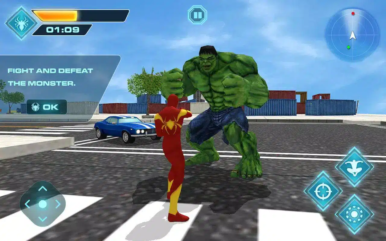 Spider Hero Flying Iron Adventure SellUnitySourceCode screenshot 4