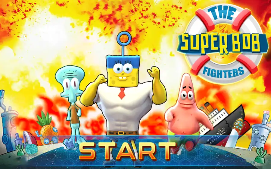 Sponge Battle Fight Bob – 3D Combat Action Game | SellUnitySourceCode screenshot 2