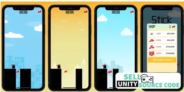 Stick Hero - IOS Game SpriteKit Swift 5 SellUnitySourceCode screenshot 3