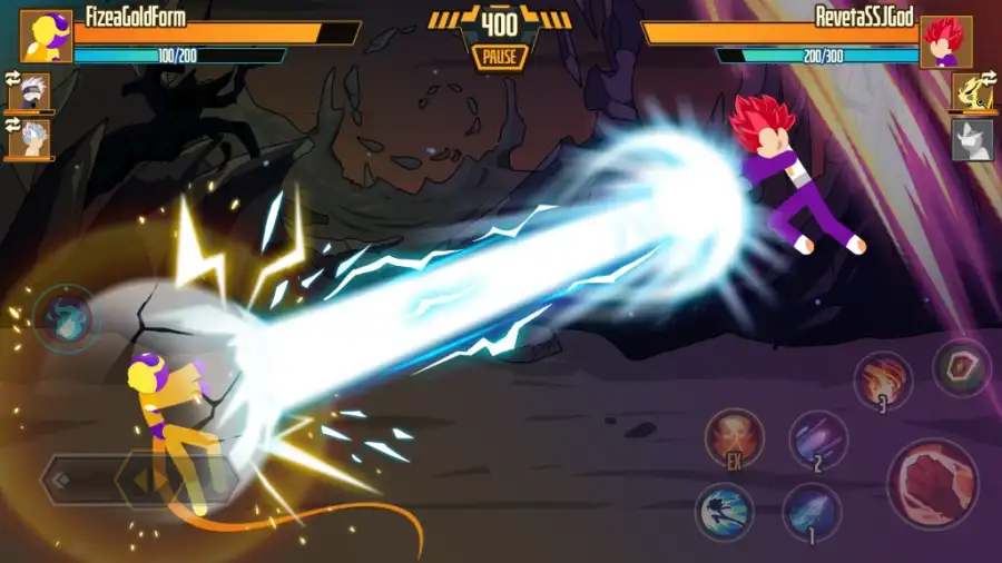 Stickman Dragon Fight - SellUnitySourceCode screenshot 2