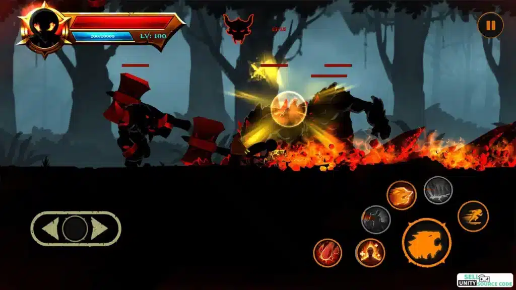 Stickman Legend: Shadow Fight SellUnitySourceCode screenshot 4