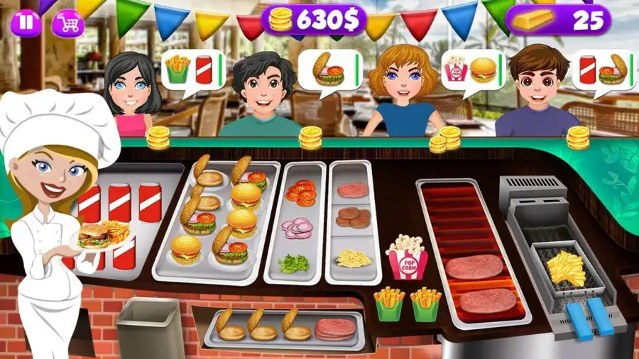 Street Food Cooking Game – Master Chef 64 Bit SellUnitySourceCode screenshot 5