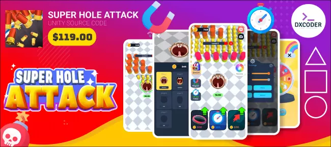 Super Hole Attack | Top trending game SellUnitySourceCode screenshot 3