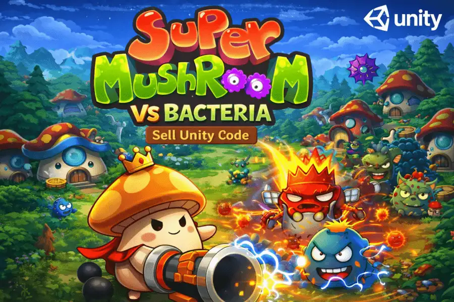 Super Mushroom vs Bacteria screenshot 3
