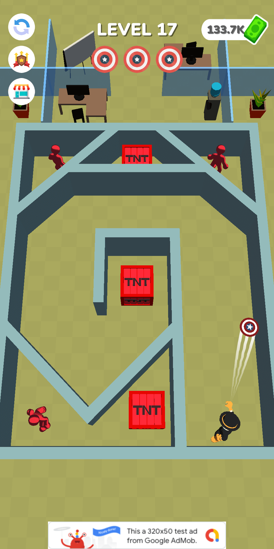 Superhero Battle – Captain Shield – Hyper Casual G SellUnitySourceCode screenshot 3