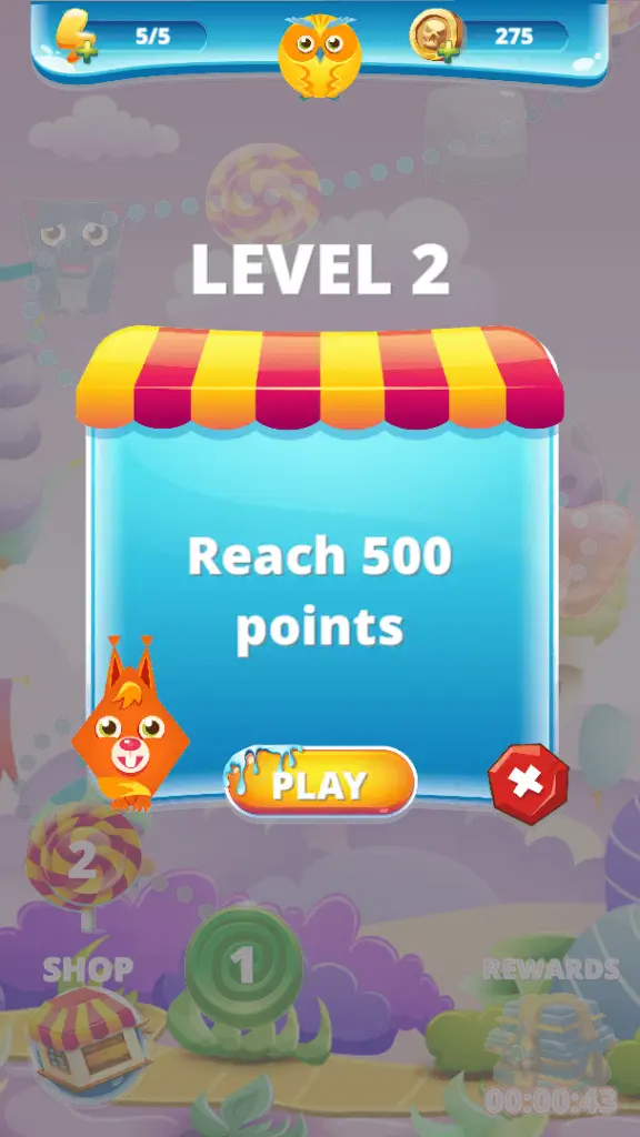 Sweety Shapes Physics Match3 SellUnitySourceCode screenshot 3