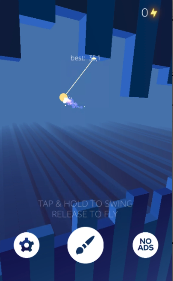 Swing &amp; Fly 3D – Endless Rope Challenge screenshot 4