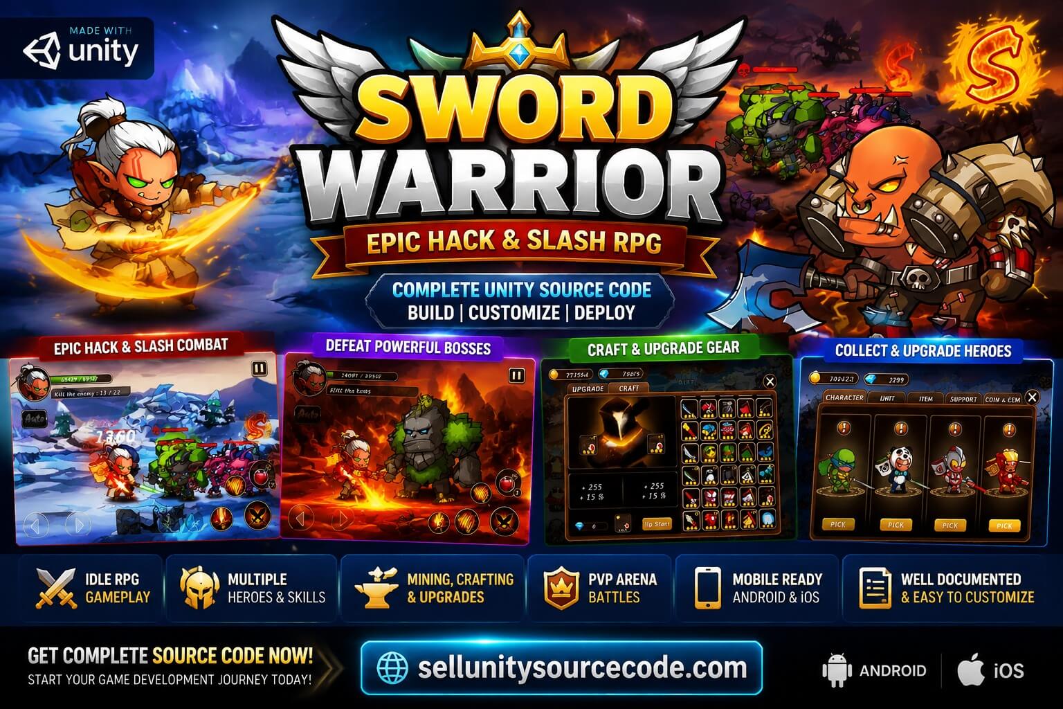 Sword Warrior – Epic Hack &amp; Slash RPG