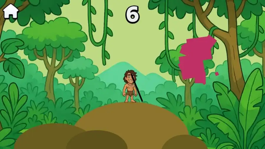 Tarzan Jungle shooter Mobile Game Unity screenshot 2