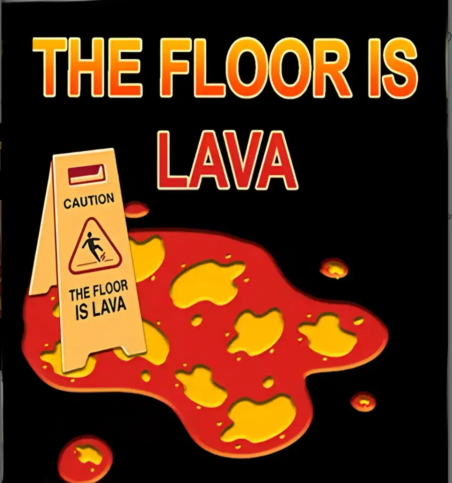 The Floor is Lava Challenge Game SellUnitySourceCode screenshot 2