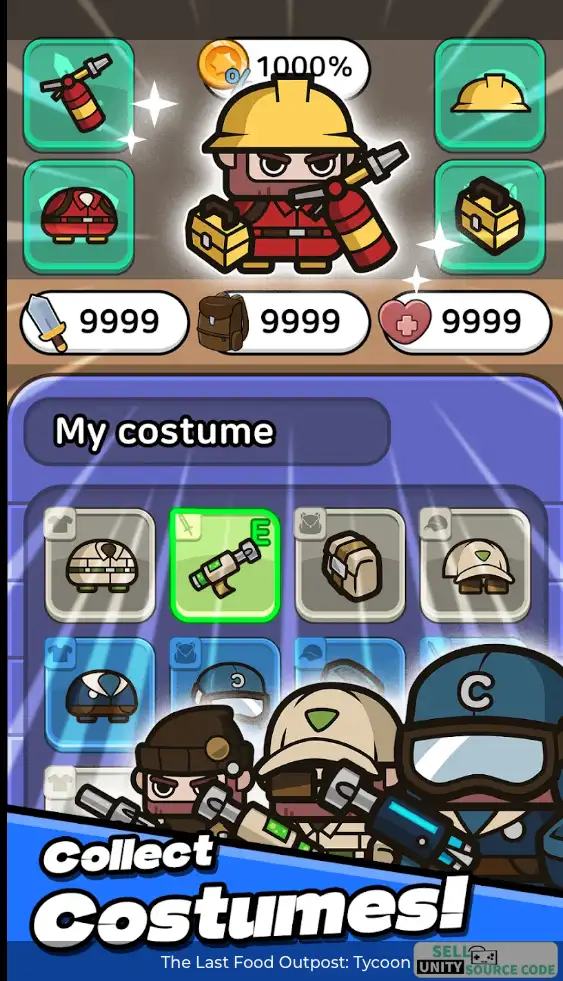 The Last Food Outpost: Tycoon SellUnitySourceCode screenshot 4