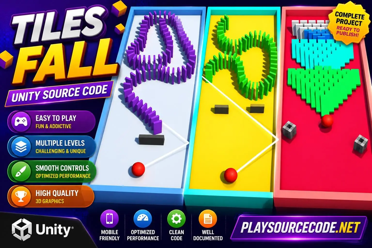 Tiles Fall screenshot 2
