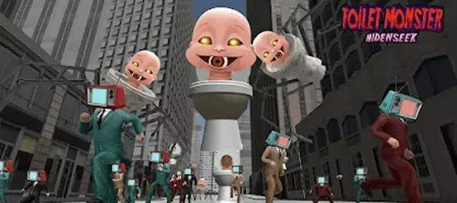 Toilet Monster: Hide N Seek SellUnitySourceCode screenshot 3