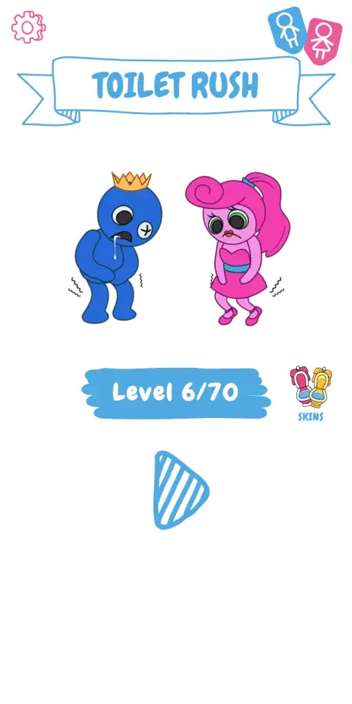 Toilet Rush – Draw to Toilet – Hot Hyper Casual Ga SellUnitySourceCode screenshot 5